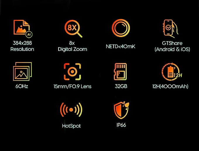 Restez connecté et enregistrez vos aventures avec ce monoculaire thermique avec Wi-Fi AP et batterie de 4000 mAh 1