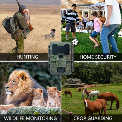 Caméra de chasse à la faune en plein air jusqu'à 512 Go de stockage 32 MP 4K à 30 images par seconde KW866 0,25s Rapide de réponse Caméra de chasse au cerf