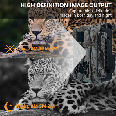 KW591 Caméra de chasse à l'extérieur sans éclairage Deux capteurs 1080P FHD Caméra de chasse de nuit viison CMOS double objectif