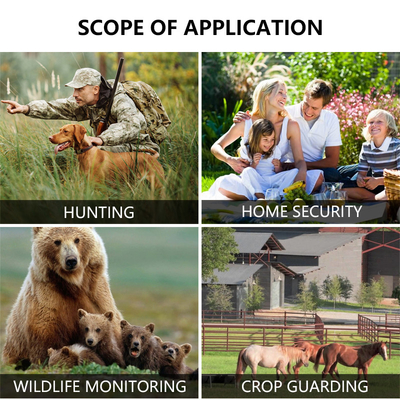 KW571 Usine ODM Mini Wildlife Scouting Caméra de suivi de la durée de vie IP67 Sensor CMOS sans éclat et SD M