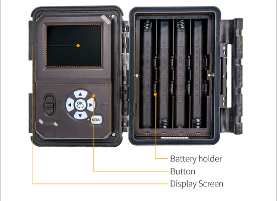 KW866 Chemin de chasse WIFI Caméra imperméable à l'eau IP67 OEM/ODM 512 Go de stockage Carte mémoire SD 32MP 4K