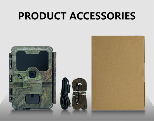 KW866 Chemin de chasse WIFI Caméra imperméable à l'eau IP67 OEM/ODM 512 Go de stockage Carte mémoire SD 32MP 4K