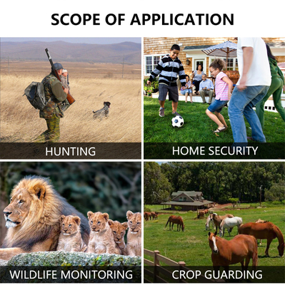 KW866 Chemin de chasse WIFI Caméra imperméable à l'eau IP67 OEM/ODM 512 Go de stockage Carte mémoire SD 32MP 4K