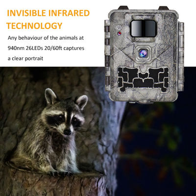 KW561 Trail Infra Cam Mini 30MP 0,25s Vitesse Résolution vidéo 4K Capteur CMOS étanche SD Me