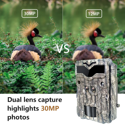 KW698A caméra de chasse à double objectif 2 capteurs caméra de reconnaissance 4K caméra de jeu de vision nocturne
