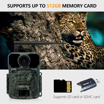 Caméra d'essai sans fil 4G OEM / ODM KW895 30MP 0,25s vitesse de déclenchement intégrée dans la carte SIM IP67
