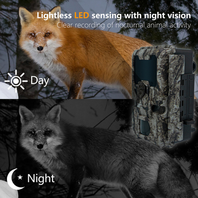KW865 WIFI Caméra cachée Caméra de chasse sans fil extérieure IP67 20MP Caméra de piste qui envoie des images à votre