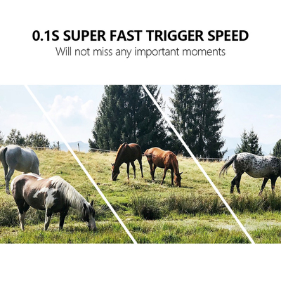 2024 dernière caméra d'essai sans fil 4G OEM/ODM KW886 24MP 0.1s déclencheur 120ft Night Range intégré en carte SIM caméra de faune