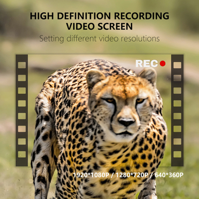 Caméra LED sans éclat de 30 MP pour le jeu de chasse à la vision nocturne avec vidéo 1080P et capacité de carte mémoire de 512 Go
