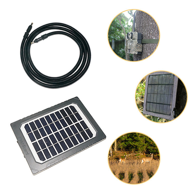 accessoires de chasse Panneau solaire comme alimentation supplémentaire Matériau ignifuge ABS25 avec vis en fil aux deux extrémités du cordon