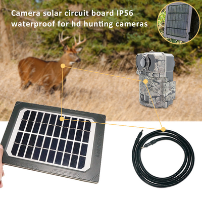 accessoires de chasse Panneau solaire comme alimentation supplémentaire Matériau ignifuge ABS25 avec vis en fil aux deux extrémités du cordon