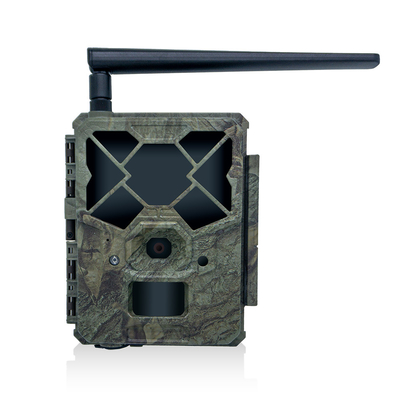 Caméra de chasse sans fil 4G KW886 avec antenne 24MP 1080P 0.1s vitesse de déclenchement 48pcs lumières infrarouges lumière intégrée dans la carte SIM pour la recherche de la faune
