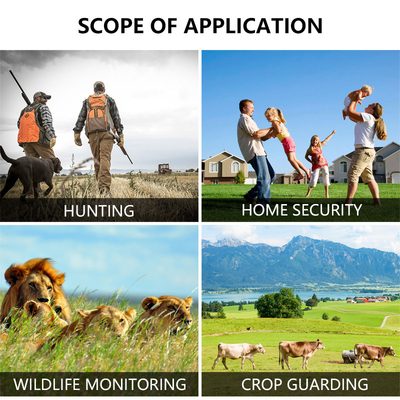 Caméra de chasse 4G KW895 avec APP 2K FHD Vidéo image 30MP imperméable à l'eau IP67 jusqu'à 512 Go de stockage pour la recherche sur la faune