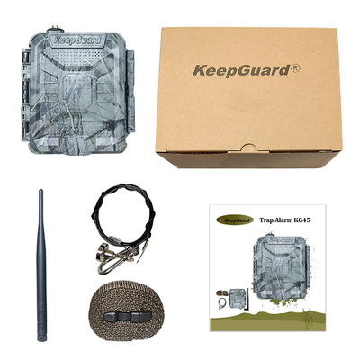 KEEPGUARD KG45 Appeler ou envoyer des SMS sur le support d'alarme 1-5 numéros de téléphone portable fonctionne avec différents attrapeurs pour repousser les animaux