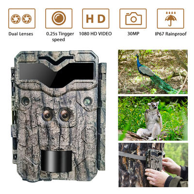 Caméras de chasse HD à double objectif