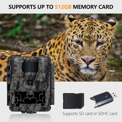 Caméra de trail de faune pas de lueur 30MP Image 1080P Vidéo imperméable à l'eau IP67 jusqu'à 512GB Stockage Prix compétitif Caméra de chasse