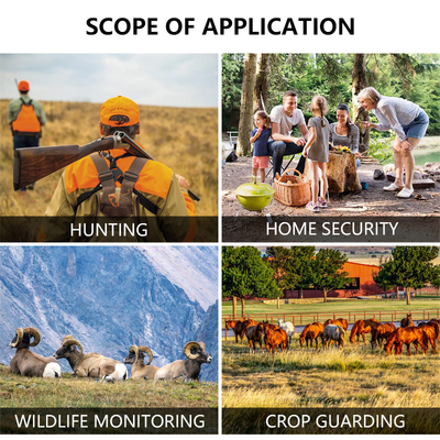Caméra de trail de faune pas de lueur 30MP Image 1080P Vidéo imperméable à l'eau IP67 jusqu'à 512GB Stockage Prix compétitif Caméra de chasse