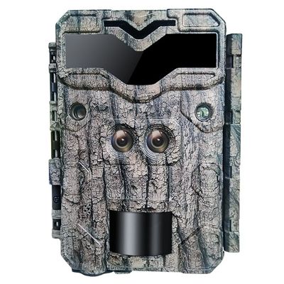 Caméras de chasse HD Keepguard à double objectif 32MP Caméra LED sans éclairage Caméra de piste 1080P de vision nocturne Caméra de chasse pour la faune
