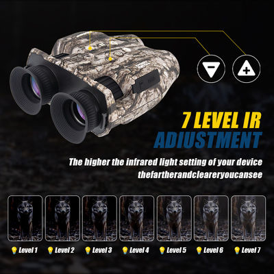 Binoculares de vision nocturne professionnels portables 12x25 haute puissance pour camping en plein air chasse aventures conditions de faible luminosité