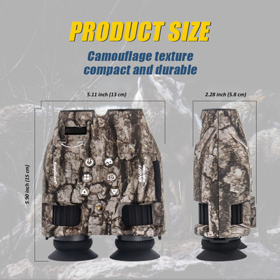 Binoculares de vision nocturne professionnels portables 12x25 haute puissance pour camping en plein air chasse aventures conditions de faible luminosité