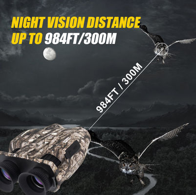 Binoculares de vision nocturne professionnels portables 12x25 haute puissance pour camping en plein air chasse aventures conditions de faible luminosité