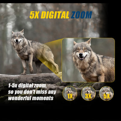 Capacité de vision nocturne • Écran d'affichage haute résolution • Visibilité à longue portée • Conception durable et robuste, adaptée à une utilisation en extérieur • Commandes faciles à utiliser • Batterie rechargeable