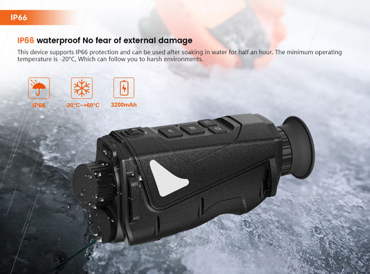 Binoculaires thermiques avec un dispositif de vision nocturne à 850 nm doté d'un zoom numérique 8x