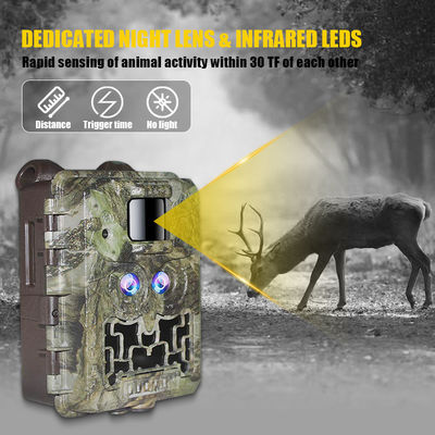 Promotion de vente 39USD Double objectif/double capteur Wildlife Game Camera 30MP 1080P sans éclairage 940nm avec capteur jour et nuit