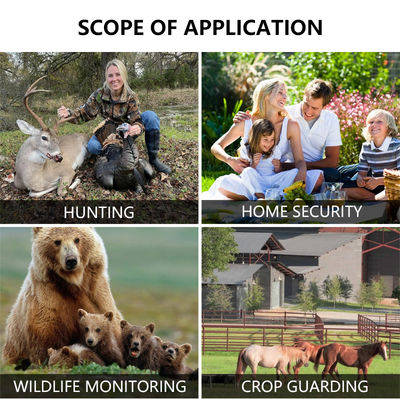 0.25S Vitesse de déclenchement 940nm Caméra de cerf infrarouge Aucune caméra de jeu Glow Wildview