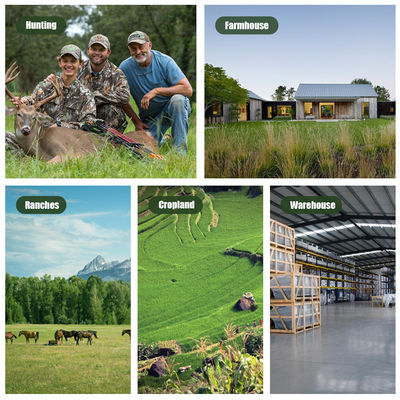 Caméra de faune à haute résolution de capteur 13MP Cmos Caméra de piste à double objectif