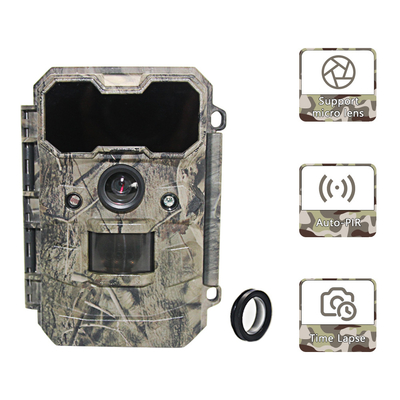 24MP Scouting Trail Camera ne rougeoient non déclencheur infrarouge noir de la vision nocturne 0.25s
