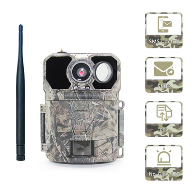 La caméra extérieure CMOS de traînée de faune de GSM MMS camouflent 30MP 4G 1080P chassant la caméra