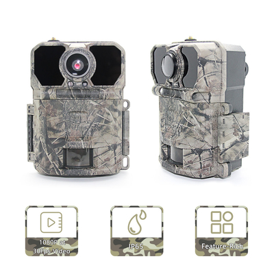 La caméra extérieure CMOS de traînée de faune de GSM MMS camouflent 30MP 4G 1080P chassant la caméra