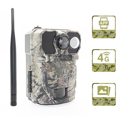 Affichage LCD 4G Caméra de piste programmable 940nm sans éclairage ICCID FTP SMTP MMS APP contrôle des accessoires de chasse