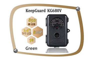 Caméra imperméable KeepGuard 680NV de mouvement d'IP54 8MP Trial Camera Wildlife