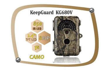 Caméra imperméable KeepGuard 680NV de mouvement d'IP54 8MP Trial Camera Wildlife