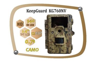 Caméra de 12MP Infrared Digital Wildlife pour surveiller, KeepGuard 760NV