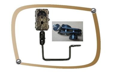 Supports de caméra de traînée de cas de sécurité pour la came de chasse de faune