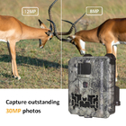 traînée de la faune 940nm chassant la caméra aucun déclencheur de la lueur 30MP 1080P HD 0.3s