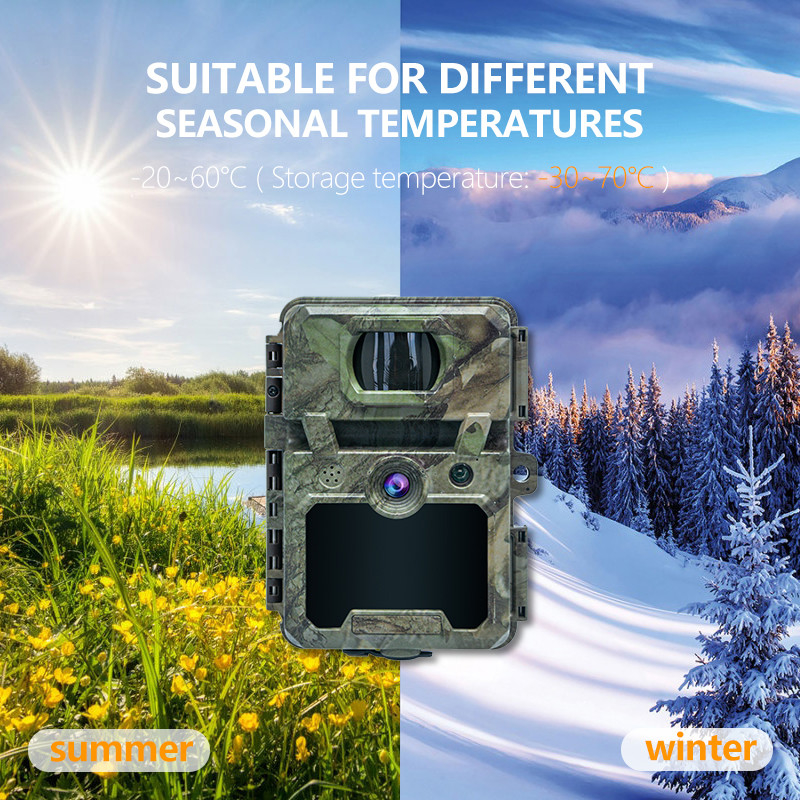 KW571 usine OEM ODM Mini Wildlife Scouting Caméra de piste Timelapse IP67 Sensor CMOS sans éclat et mémoire SD