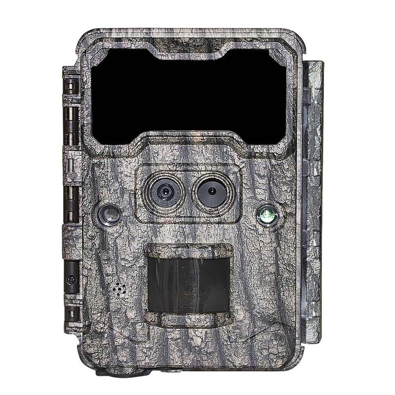 KW696 caméra de chasse en plein air double objectif 30MP caméra de piste sans lueur 1080p vision nocturne 512G pour
