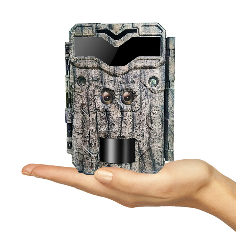 KW698A caméra de chasse à double objectif 2 capteurs caméra de reconnaissance 4K caméra de jeu de vision nocturne