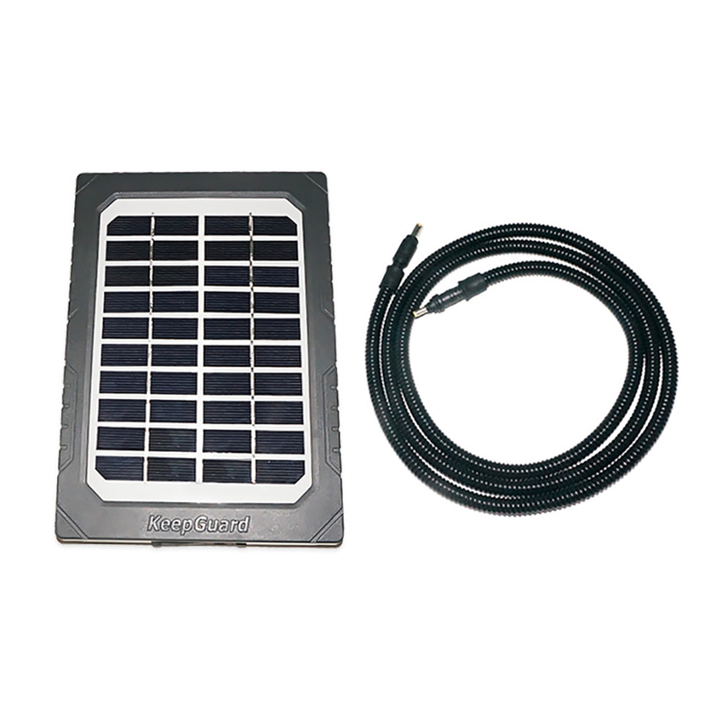 accessoires de chasse Panneau solaire comme alimentation supplémentaire Matériau ignifuge ABS25 avec vis en fil aux deux extrémités du cordon