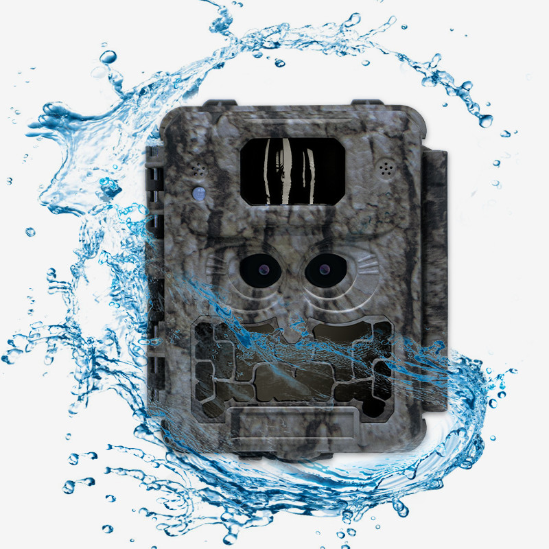 Caméra de chasse KW591 double capteur 30MP 1080P imperméable à l'eau IP67 0.4s vitesse de réponse vision nocturne jusqu'à 512GB stockage caméra faune