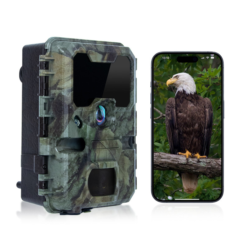 Caméra de piste avec petite taille KW788 0.1s Réponse 32MP image nette 4K vidéo imperméable à l'eau IP67 jusqu'à 512GB pour l'observation de la faune