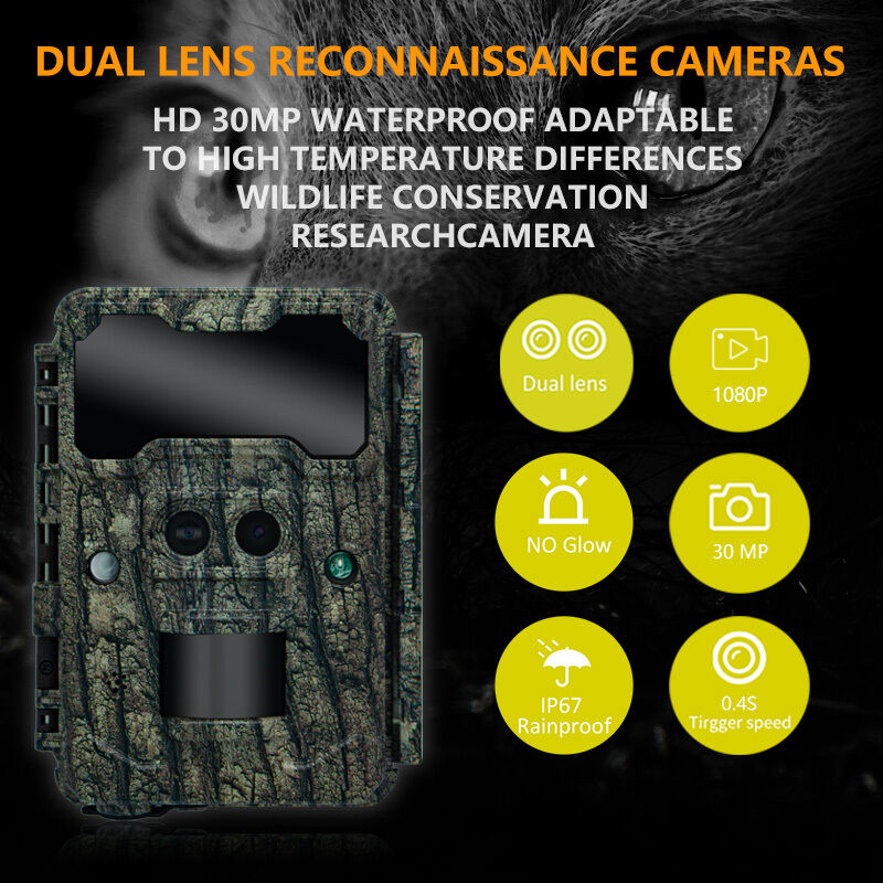 8 piles AA caméra de chasse intégrée USB 2 0 connectivité fournissant de l'énergie et un accès rapide aux données pour la surveillance en extérieur