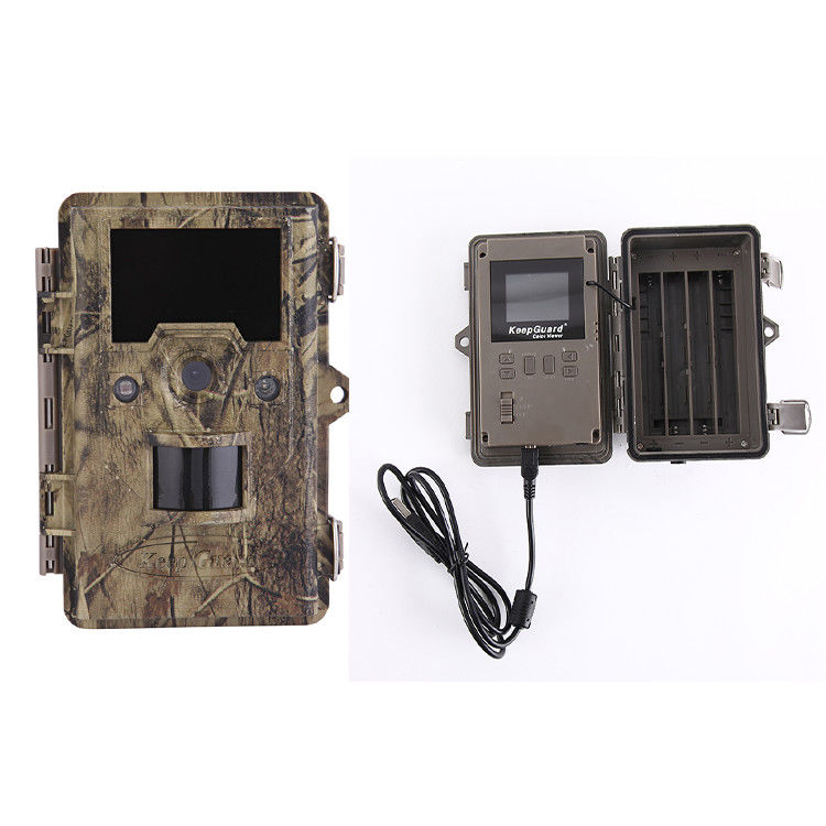 Caméra infrarouge de traînée de camouflage/caméra imperméable de traînée de la caméra 720P de jeu de cerfs communs de déclencheur avec 36 LED