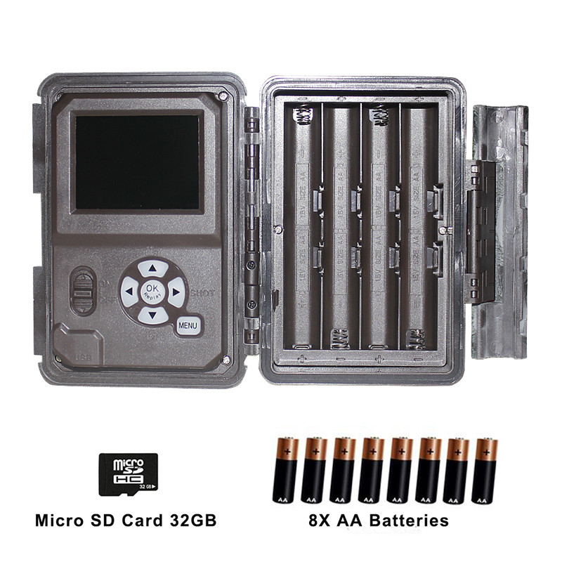 caméra de traînée de Digital de faune de 1080p HD chassant la couleur de CAMOUFLAGE de la caméra 12MP Waterproof