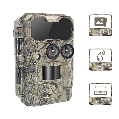 Caméra de chasse infrarouge de traînée de faune de la surveillance 1080P de degré de sécurité de caméras de piège imperméable de photo